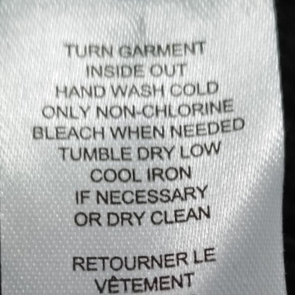 Black Cotton Textured Cardigan with Rhinestone Buttons, NWOT - Picture 10 of 10